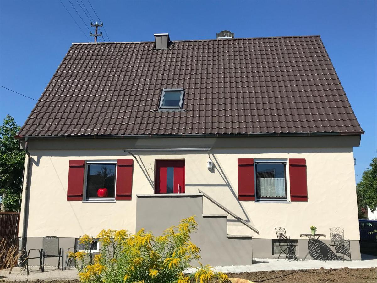 Ferienhaus Bei Lauingen, Mit Sauna Und Gartenlounge Veitriedhausen Extérieur photo