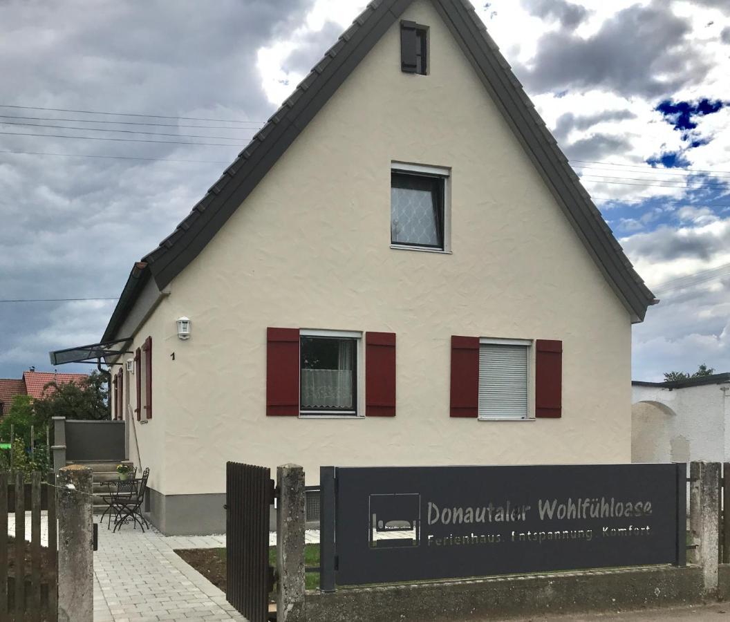 Ferienhaus Bei Lauingen, Mit Sauna Und Gartenlounge Veitriedhausen Extérieur photo